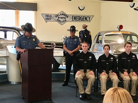 Click On Delaware State Police Honors Graduates Of The Cadet Training