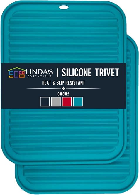Silicone Trivets For Hot Pans And Pots Pack Multipurpose Silicone Heat Resistant Mat And