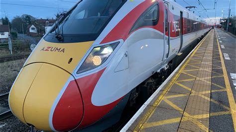 801219 LNER AZUMA Departing Northallerton For Edinburgh YouTube