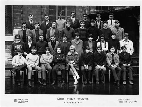 Photo De Classe 2nde 1966 1967 De 1967 Lycée Voltaire Copains Davant