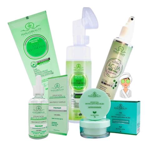 Kit Limpeza De Pele Oleosa Skin Care Completo Phallebeauty