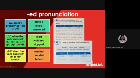 Regular Verbs Ed Pronunciation Youtube