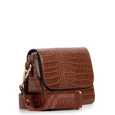 Hermes Constance Bolsa Croco Couro H C Trigo