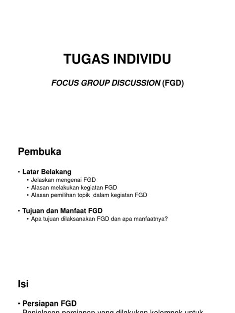 Format Laporan Fgd Dan Bei Pdf