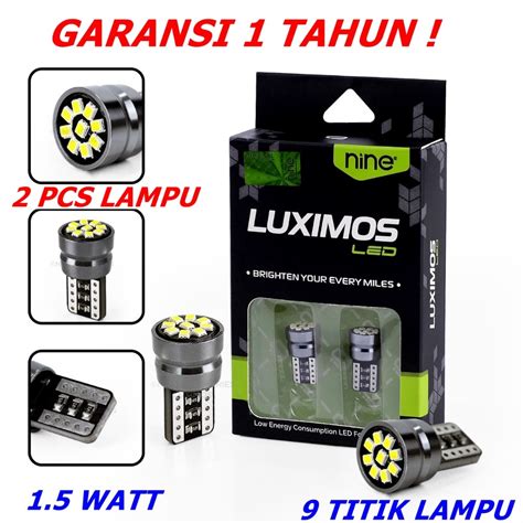 Jual Lampu Led T Titik Nine Luximos Sb Sein Senja Plat Nomor