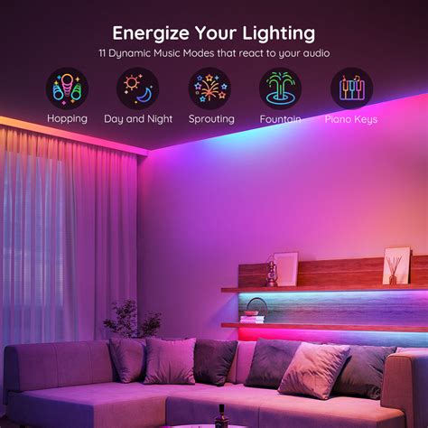 Govee Rgbic Basic Wi Fi Bluetooth Led Strip Lights