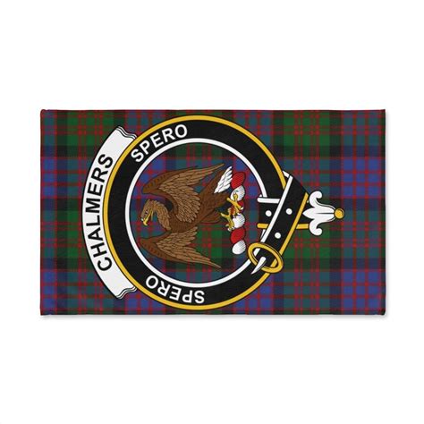 Clan Chalmers Crest Tartan Hand Towel in 2022 | Hand towels, Scottish ...