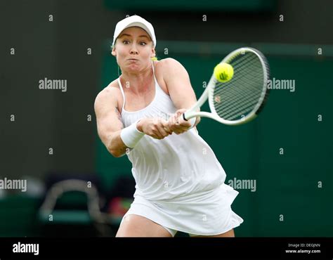 Bethanie Mattek Sands Usa In Action At The Wimbledon Championships