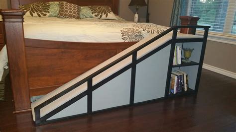 DIY dog ramp for the bed | Dog stairs, Dog steps for bed, Diy dog stuff