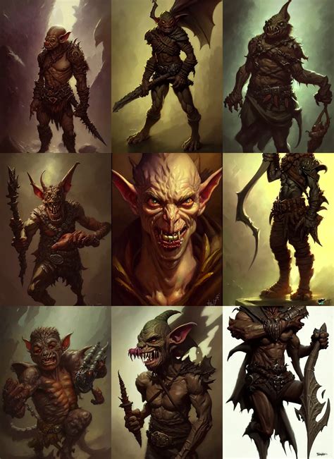 Goblin Full Body Savage Realistic Dnd Character Stable Diffusion