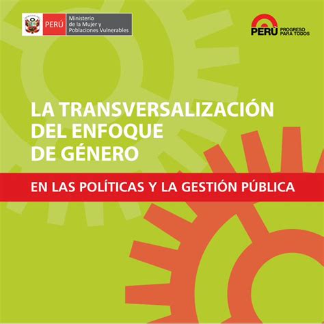 Pdf Transversalizaci N Del Enfoque De G Nero En Para La Orientaci N