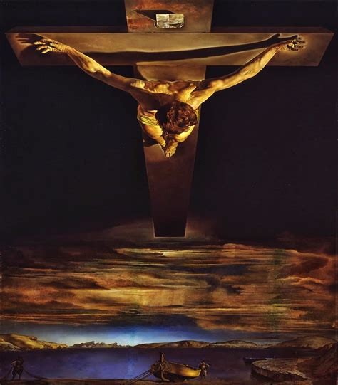 Lienzo Tela Cristo San Juan De La Cruz Salvador Dalí 70x100 99812 En Mercado Libre