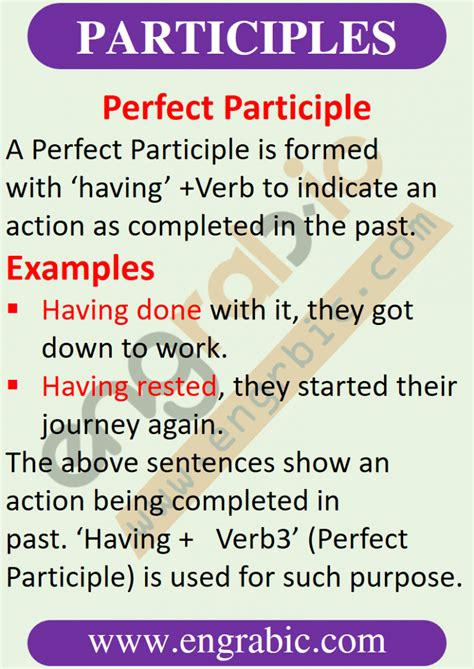 Participles What Are Participles Definition And Examples Engrabic