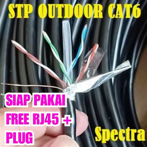 Jual Kabel SPECTRA CAT 6 Iap Pakai LAN Outdoor STP FTP Cat6