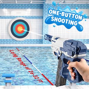 Kiztoys Pistolet à Eau électrique puissants Pistolets à Eau Super