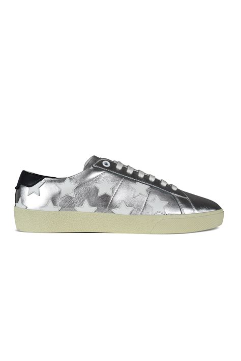 Silver Sneakers With Stars Atelier Yuwaciaojp