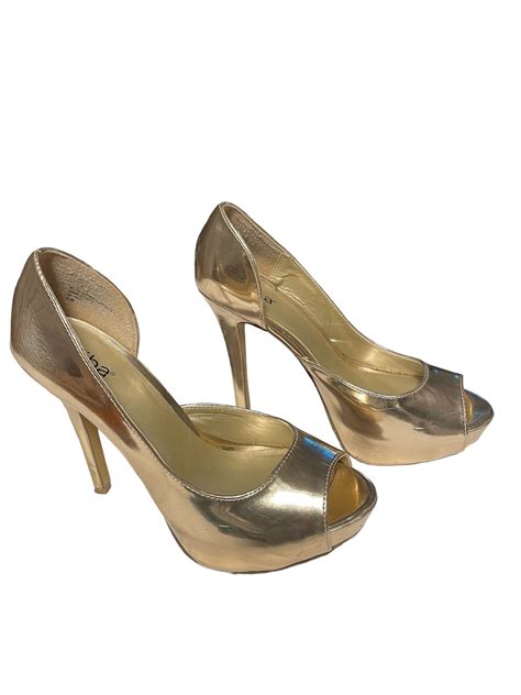 Diba Gold Pumps Mercari