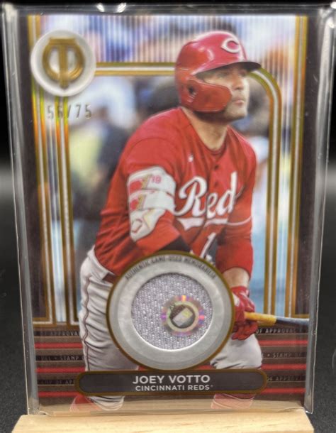 2024 Topps Tribute JOEY VOTTO Stamp Of Approval Relic 75 Purple