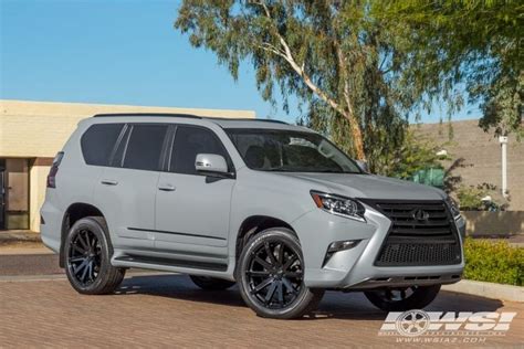 Customized Lexus Gx With Stunning Matte Black Wheels