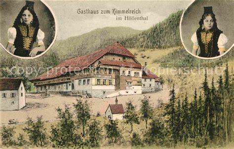 Ak Ansichtskarte Hoellental Schwarzwald Gasthaus Zum Himmelreich Kat