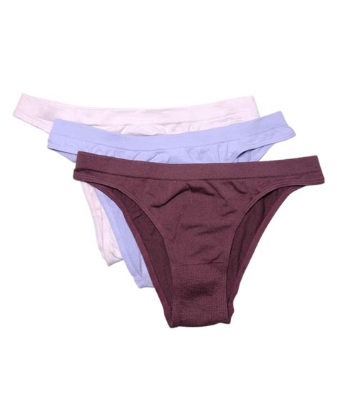 Kit 3 Calcinhas Tangas Trifil C04403 4403 C04407 Dream Lilac Rosa Light Vinhedo Lingerie Br