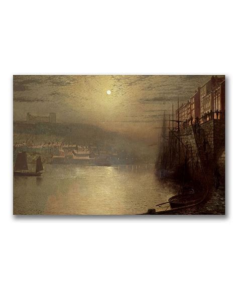 Trademark Global John Atkinson Grimshaw Whitby Canvas Art 24 X 16