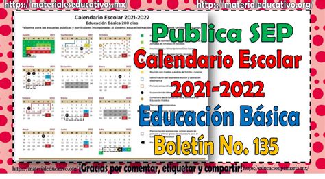 Publica Sep Calendario Escolar 2022 2023 De Educacion Basica Y Normal Images