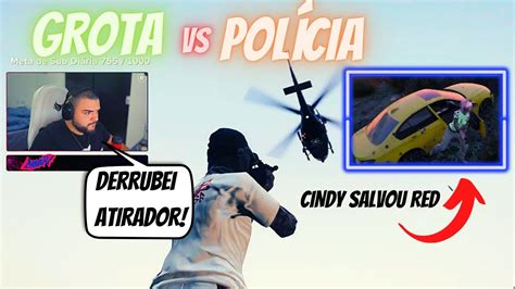 Grota Vs Pol Cia Cindy Salva Luqueta Na Sua Primeira A O A Grota