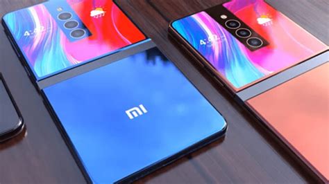 Smartphone Pieghevole Xiaomi L Azienda Cinese Rilascer Tre