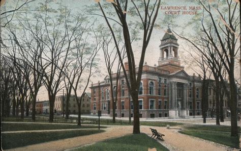 LAWRENCE, MASS. Courthouse Massachusetts Postcard