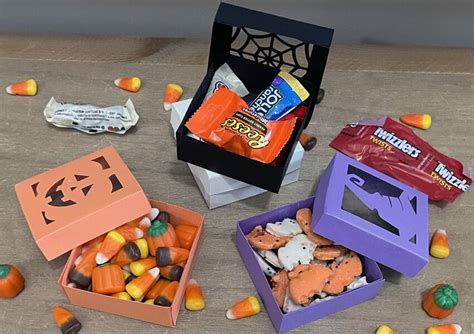 Diy Halloween Treat Boxes With Free Svgs