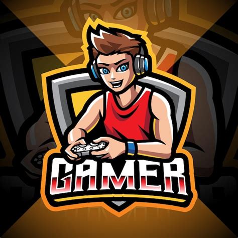 Premium Vector Gamer Esport Mascot Logo Design