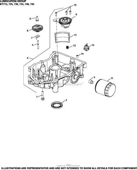 Kohler Kt Ariens Hp Kw Parts Diagram For Lubrication