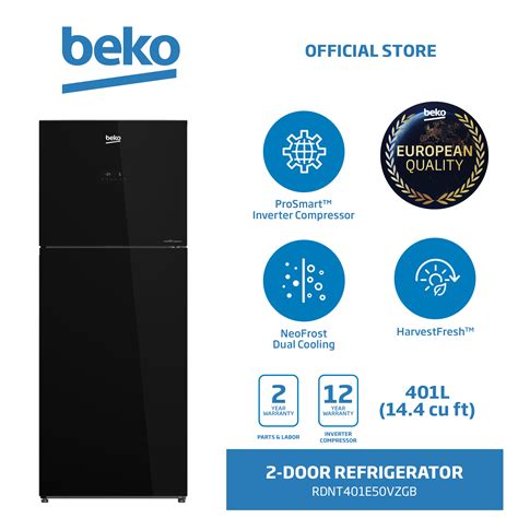 Beko Refrigerator 409L 14 4 Cu Ft Top Mount Freezer Inverter