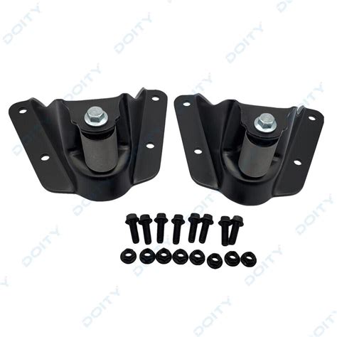 Front Leaf Spring Shackle Bracket Repair Kit Pair Set For Ford Pickup