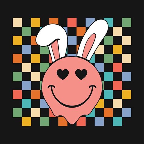 Happy Easter Bunny Vector T Shirt Design 22176586 Vector Art At Vecteezy