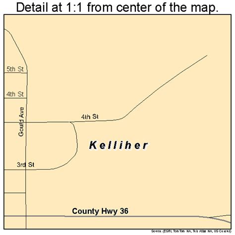 Kelliher Minnesota Street Map 2732606