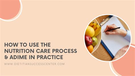 How To Use The Nutrition Care Process Ncp And Adime In Practice Plus