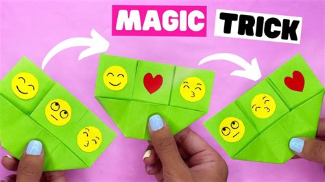 Fun Origami Magic Trick Diy Paper Trick Youtube