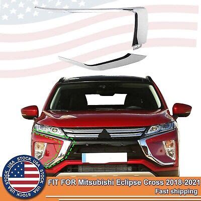 For Mitsubishi Eclipse Cross Front Bumper Chrome Trim Molding