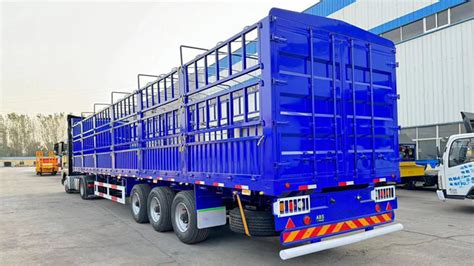 Fence Semi Trailer With Air Suspension Cargo Mover