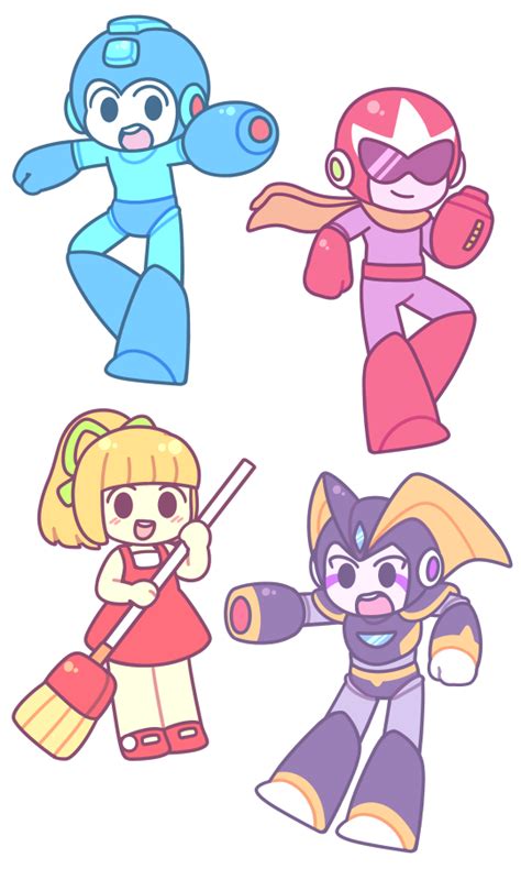 Megaman Sticker Set By Bonbonbox On Deviantart Mega Man Art Mega Man