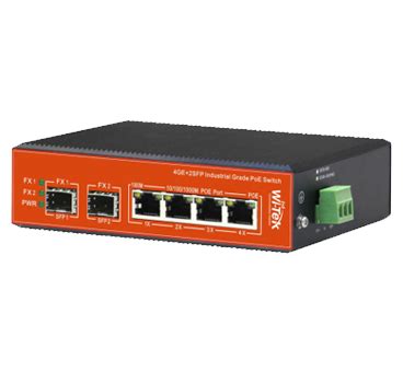 Wi Tek Wi Ps Gf I Industrial Poe Switch Cohesive Technologies