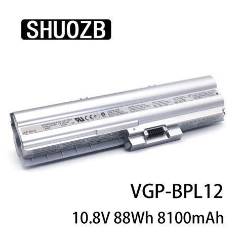 Shuozb New Vgp Bpl Laptop Battery V Wh Mah For Sony Vaio