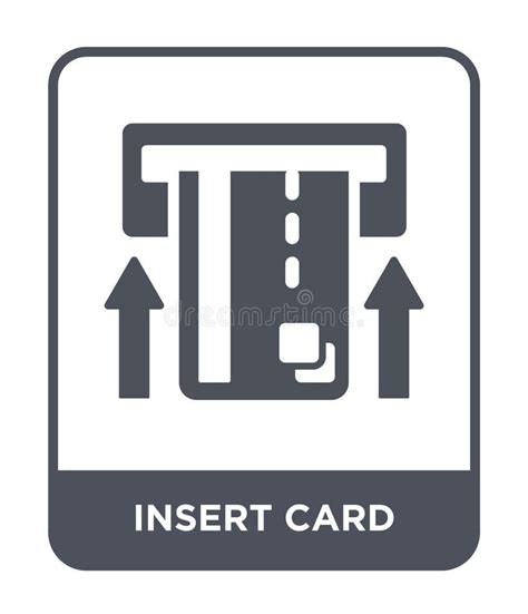 Insert Card Icon In Trendy Design Style Insert Card Icon Isolated On