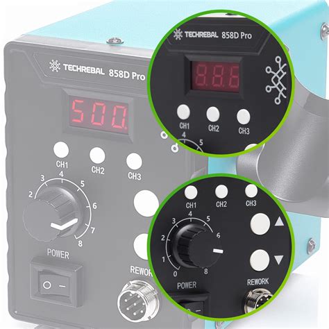 Stacja Lutownicza Hot Air Techrebal D Pro Zestaw Spoiw Dysze Siatka Zszywacz Cena
