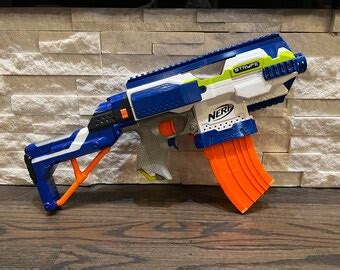 Full Auto Nerf Stryfe 130 FPS With Upgraded Motors Flywheels Cage