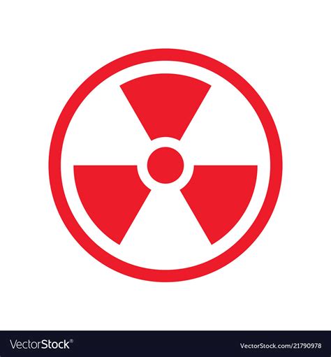 Radioactive Symbol Royalty Free Vector Image Vectorstock