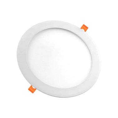 DOWNLIGHT LED EMPOTRAR CIRCULAR BLANCO 9W LUZ CALIDA Bricomart