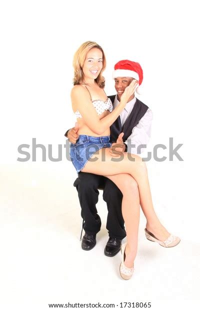 Woman Bikini Sitting On Mans Lap Stock Photo Shutterstock